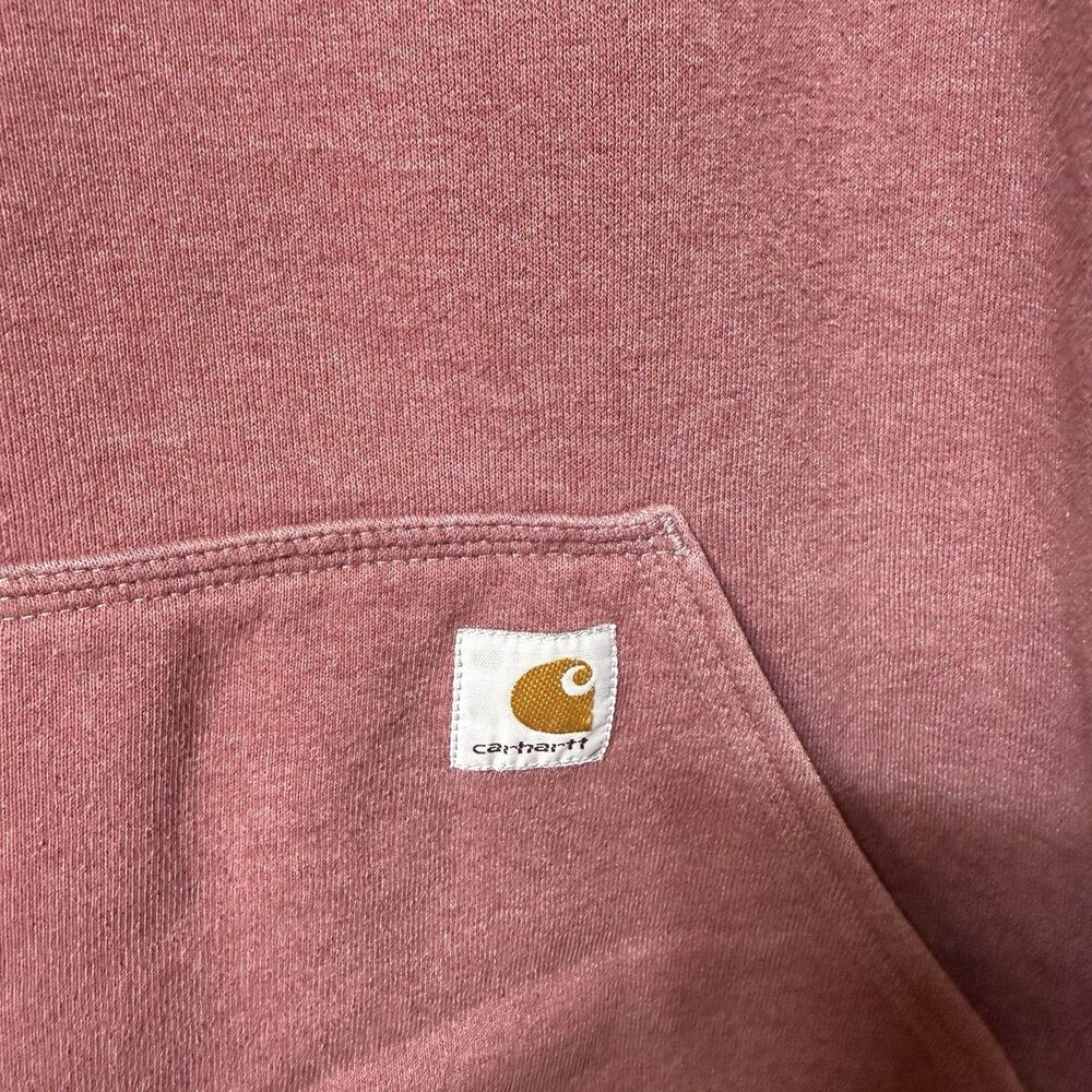 Carhartt Original Fit Hoodie Pull Over Mens Small Rugged Fullback Print Design - Picture 5 of 7